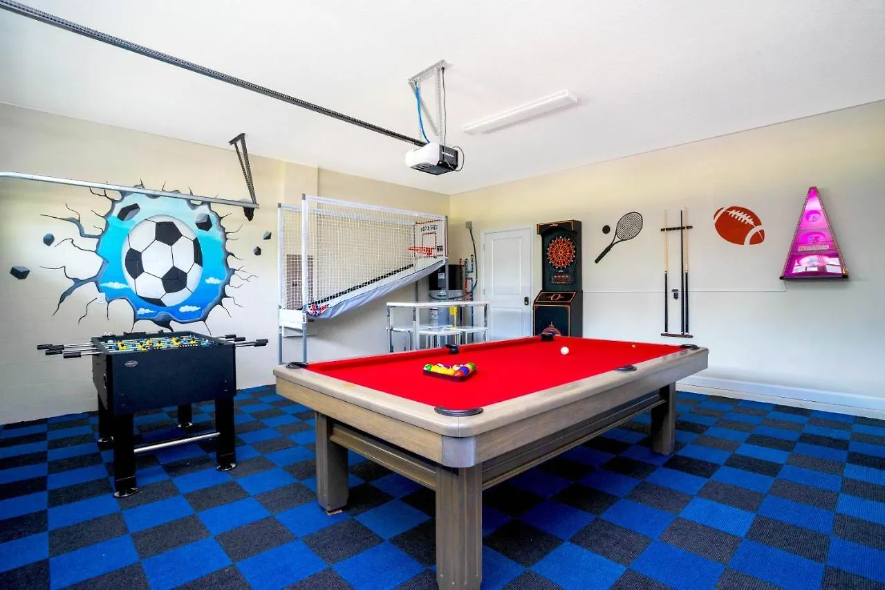度假居 达文波特Stunning 9 Bd Single Family W/ Pool @ Champions Gate 1508别墅