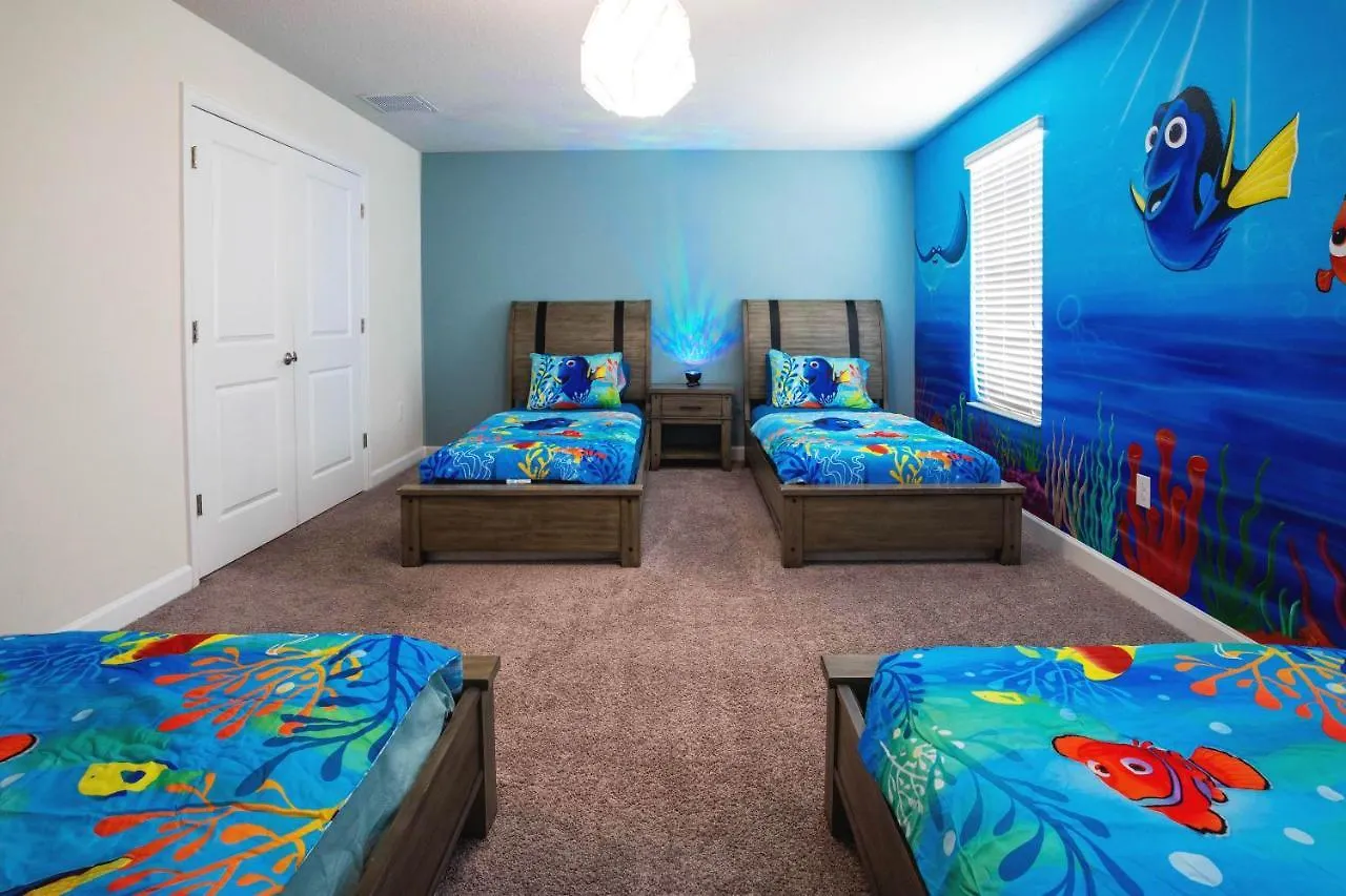 度假居 达文波特Stunning 9 Bd Single Family W/ Pool @ Champions Gate 1508别墅