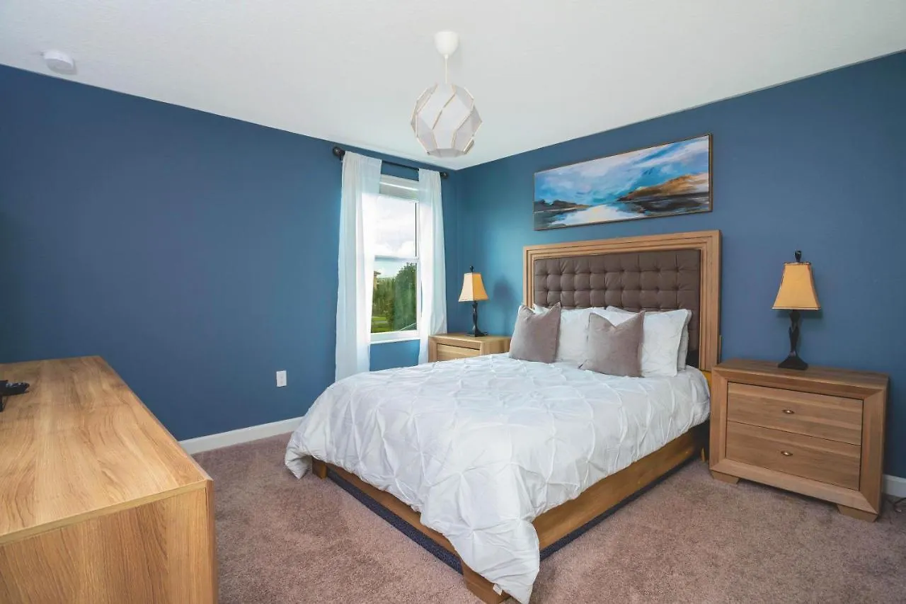 度假居 达文波特Stunning 9 Bd Single Family W/ Pool @ Champions Gate 1508别墅