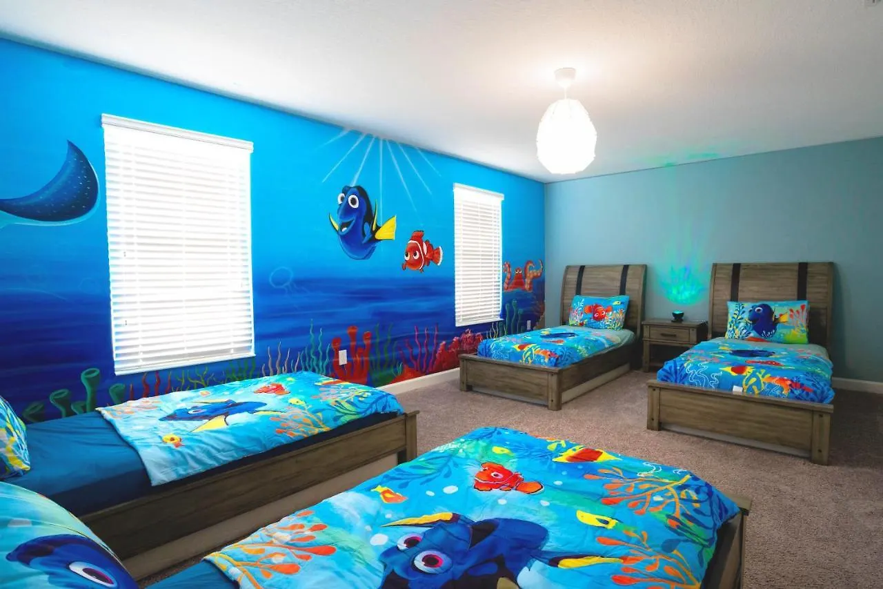 达文波特Stunning 9 Bd Single Family W/ Pool @ Champions Gate 1508别墅 度假居