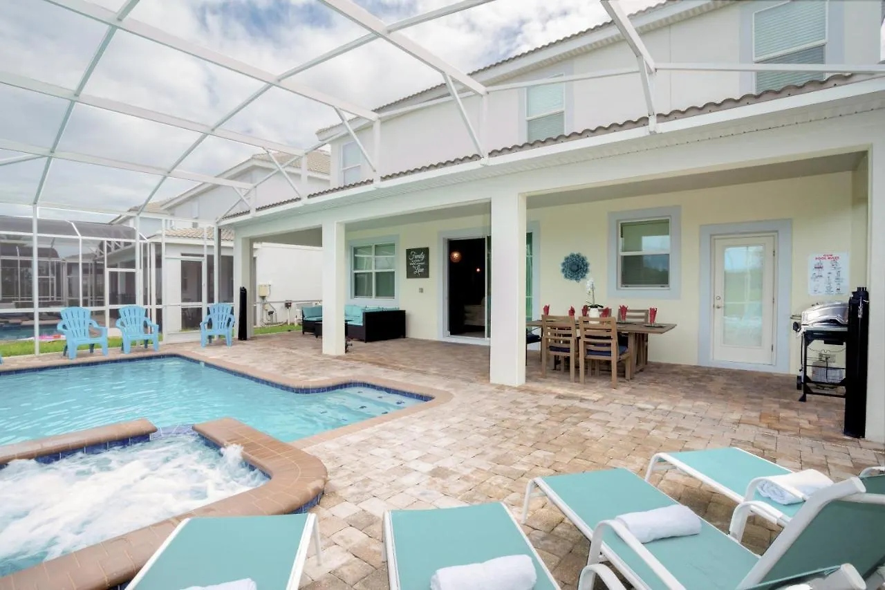 度假居 达文波特Stunning 9 Bd Single Family W/ Pool @ Champions Gate 1508别墅