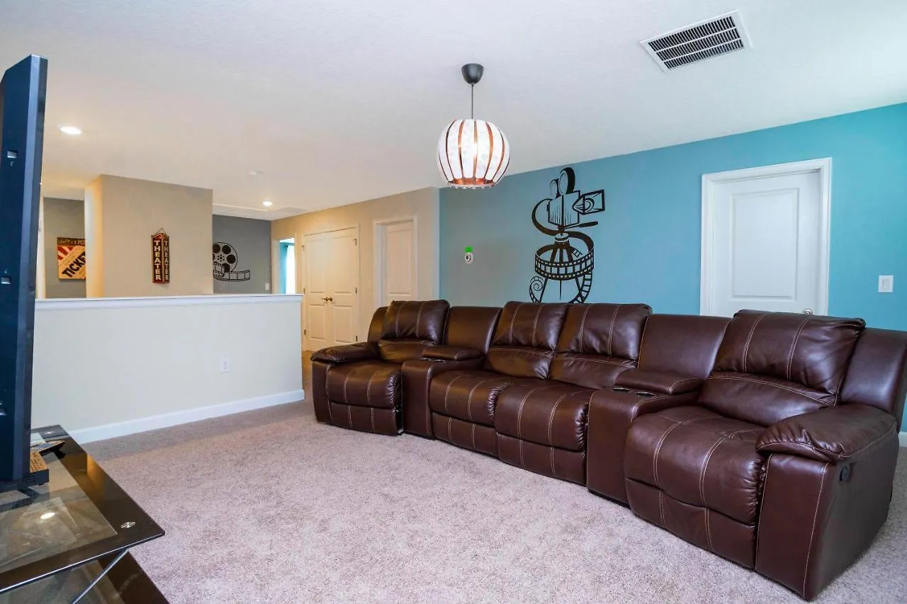 度假居 达文波特Stunning 9 Bd Single Family W/ Pool @ Champions Gate 1508别墅