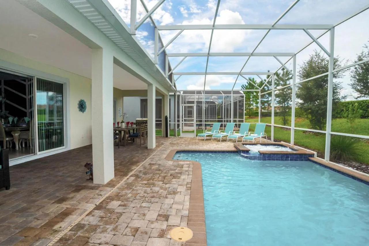 度假居 达文波特Stunning 9 Bd Single Family W/ Pool @ Champions Gate 1508别墅