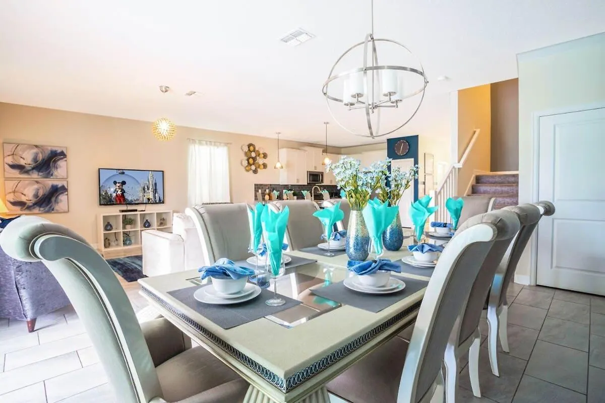 度假居 达文波特Stunning 9 Bd Single Family W/ Pool @ Champions Gate 1508别墅
