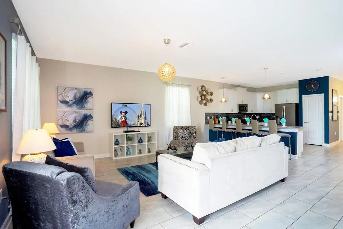 达文波特Stunning 9 Bd Single Family W/ Pool @ Champions Gate 1508别墅 0*, 达文波特