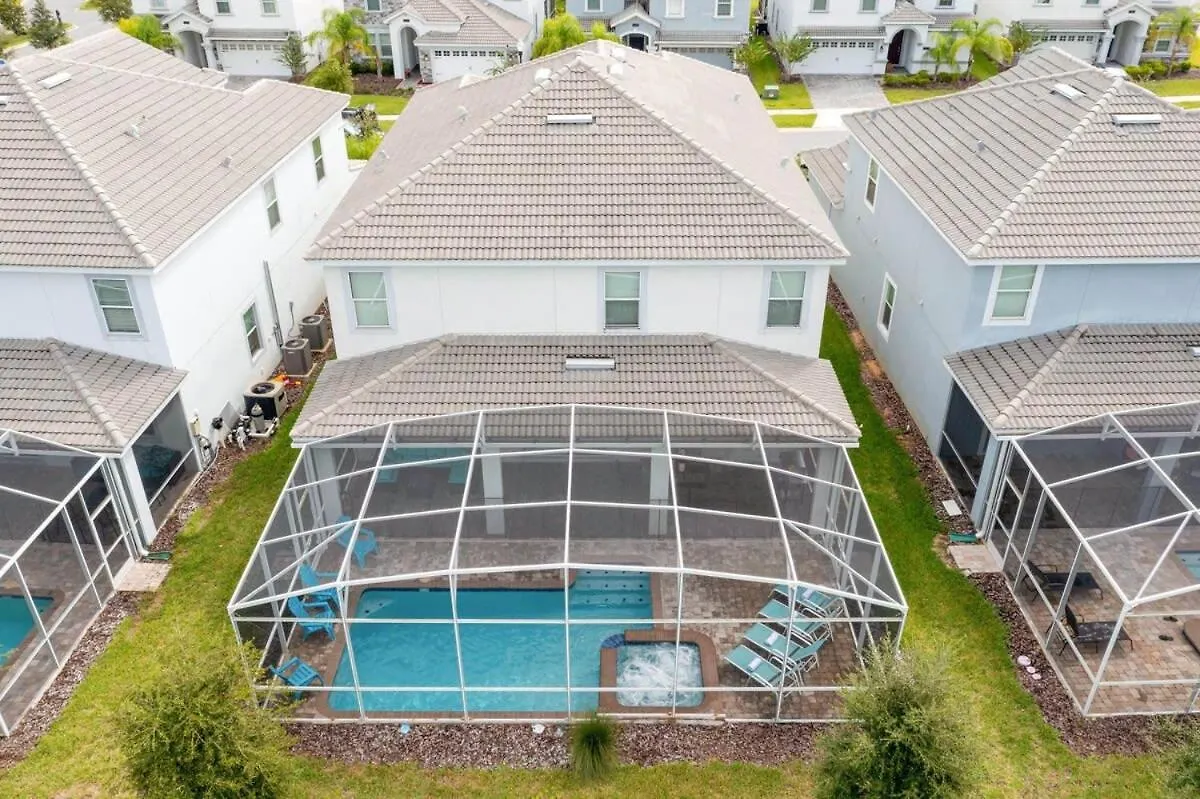 度假居 达文波特Stunning 9 Bd Single Family W/ Pool @ Champions Gate 1508别墅